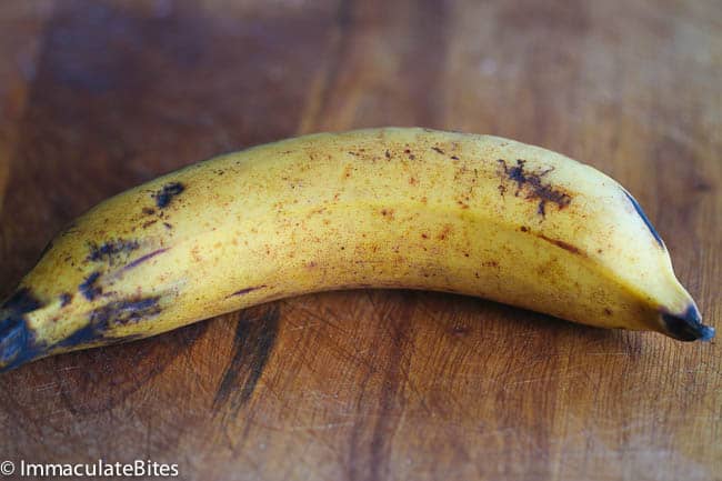 Baked plantains