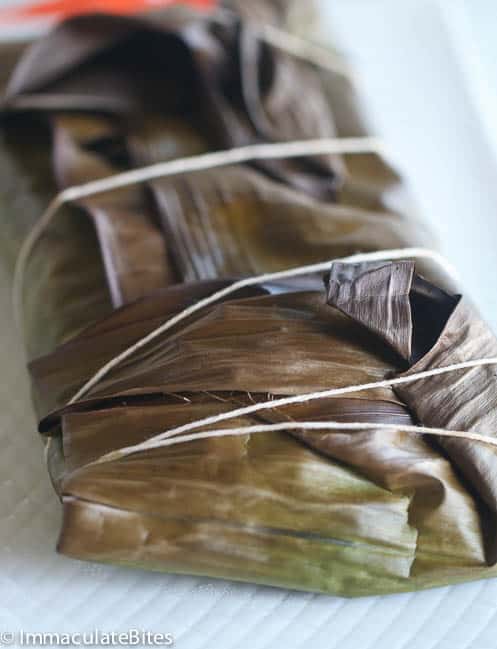 Fish in banana leaf (Liboke de poisson)