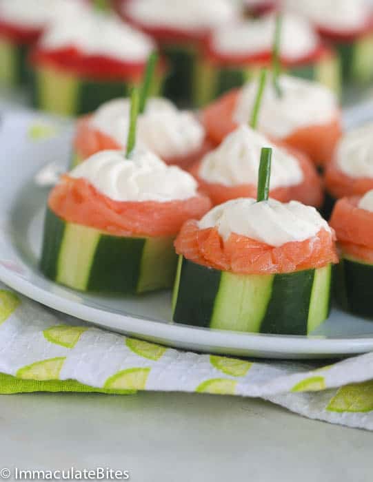 cucumber salmon cream cheese appetizer