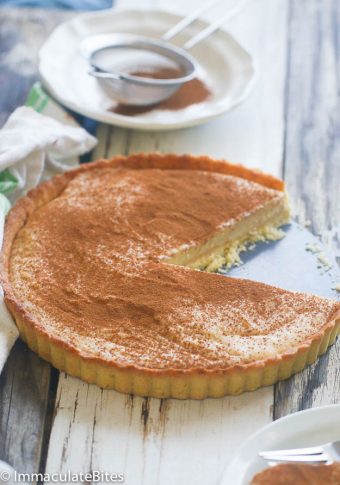 Milk Tart - Immaculate Bites