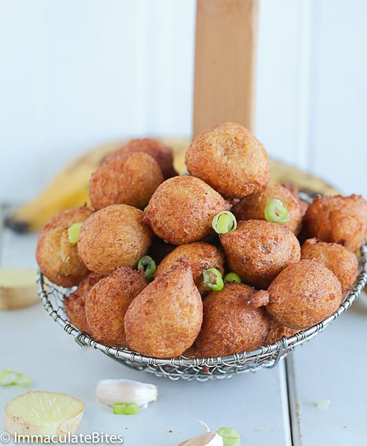 Plantain fritters (Klako)