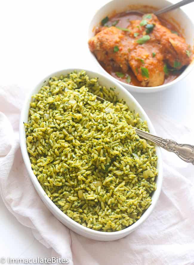 Brown Spinach Rice 