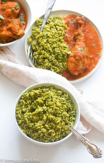 Check Check Rice Brown Spinach Rice (Check Rice) - Immaculate Bites