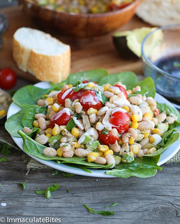 Avocado White Bean Tuna Salad