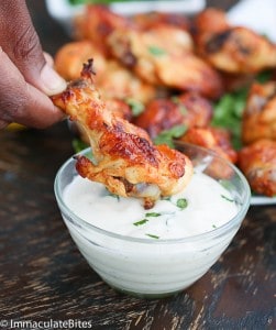 Chicken Wings Shawarma