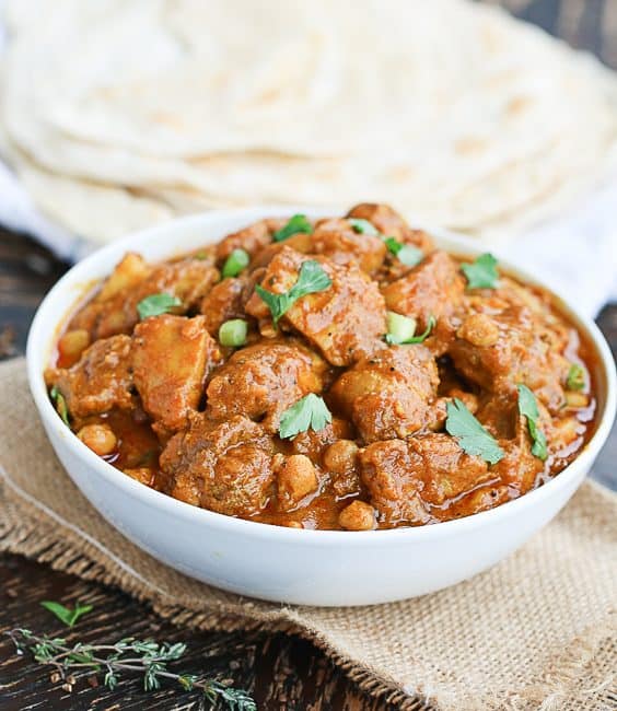 Trinidad Chicken Roti