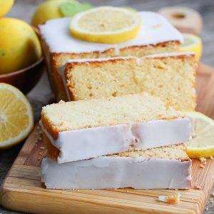 Sliced Lemon Yogurt Cake