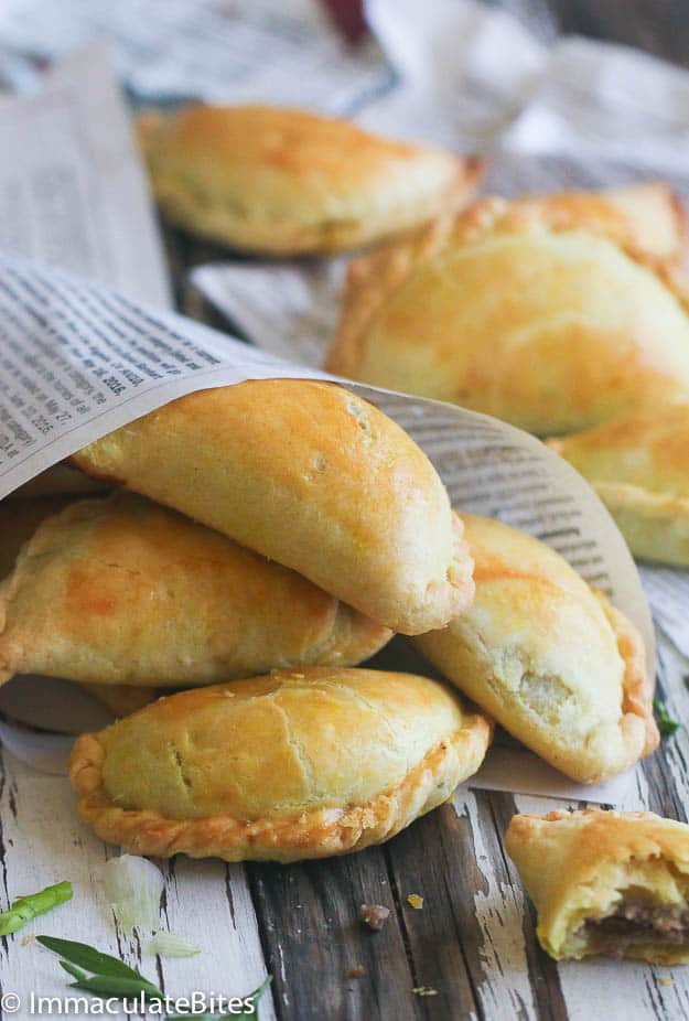 Jamaican Chicken Patties - Immaculate Bites