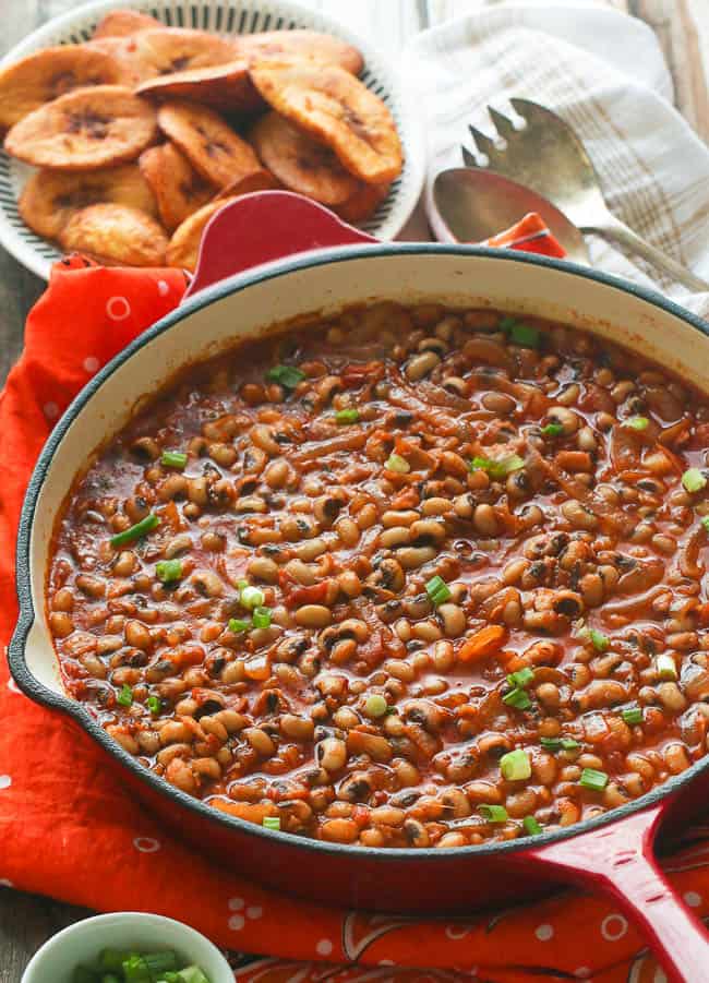 Red Red ( Stewed Black-eyed peas )