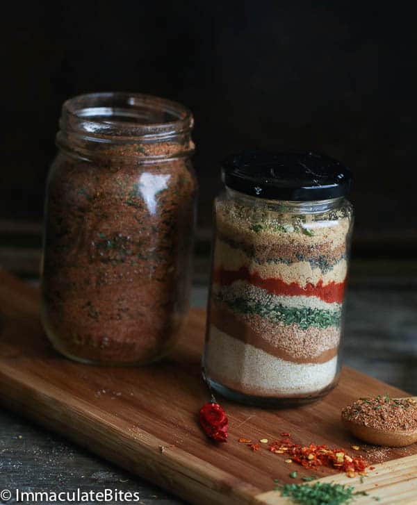 Two Bottle Jars of Jamaican Jerk Seasoning