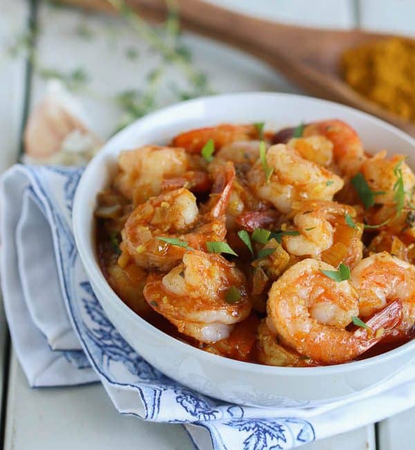 Caribbean Curried Shrimp