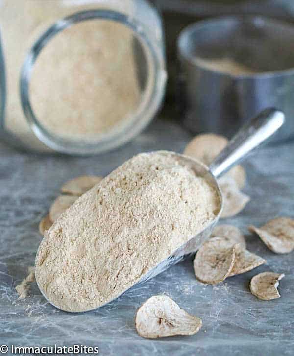 A scoopful of easy, gluten-free plantain flour
