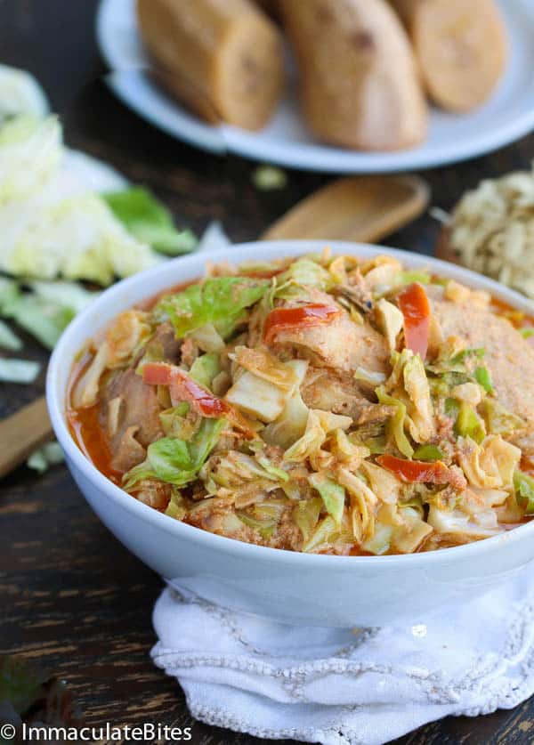 Cabbage Egusi Soup