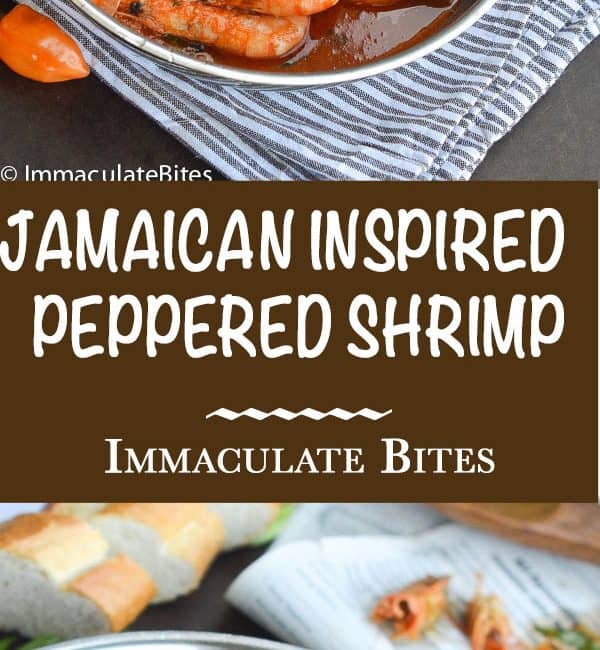 Jamaican Inspired Peppered Shrimp