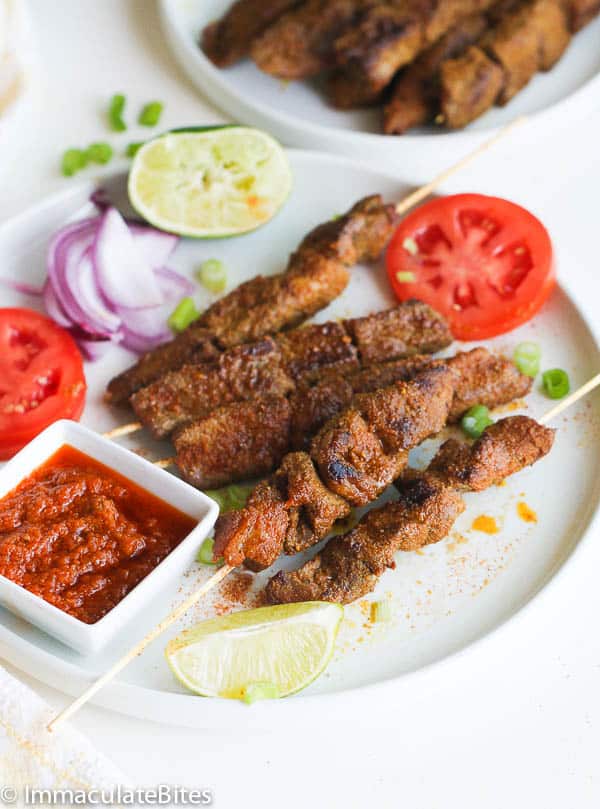 Curry Beef Satay Skewers