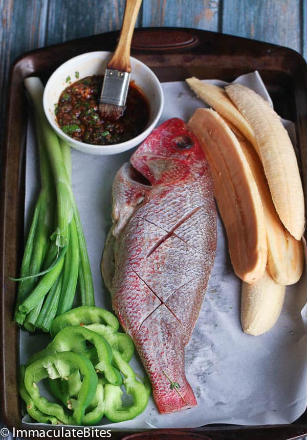 Caribbean Grill Whole Red Snapper