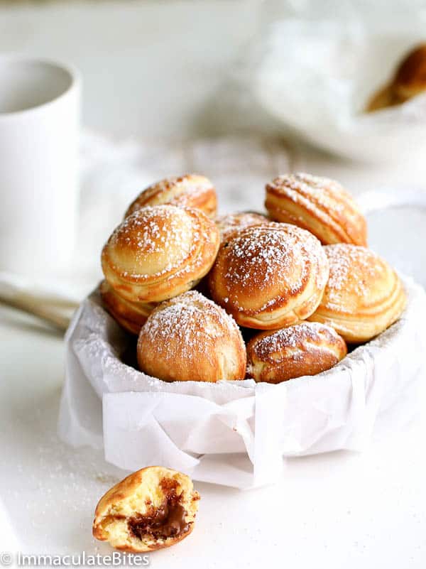 Aebleskiver Danish Pancakes perfect for Valentine's Day