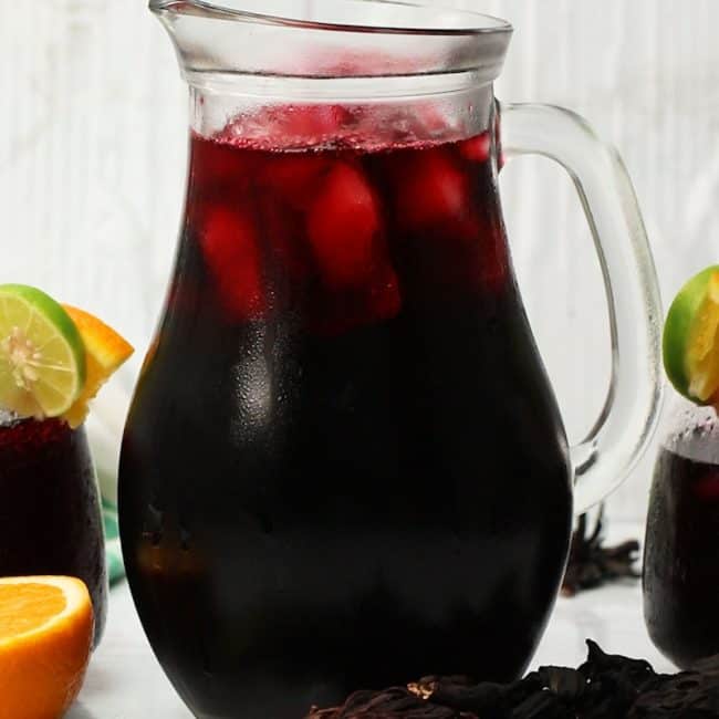 Ice Cold Sorrel Drink for a refreshing drink for Black History Month