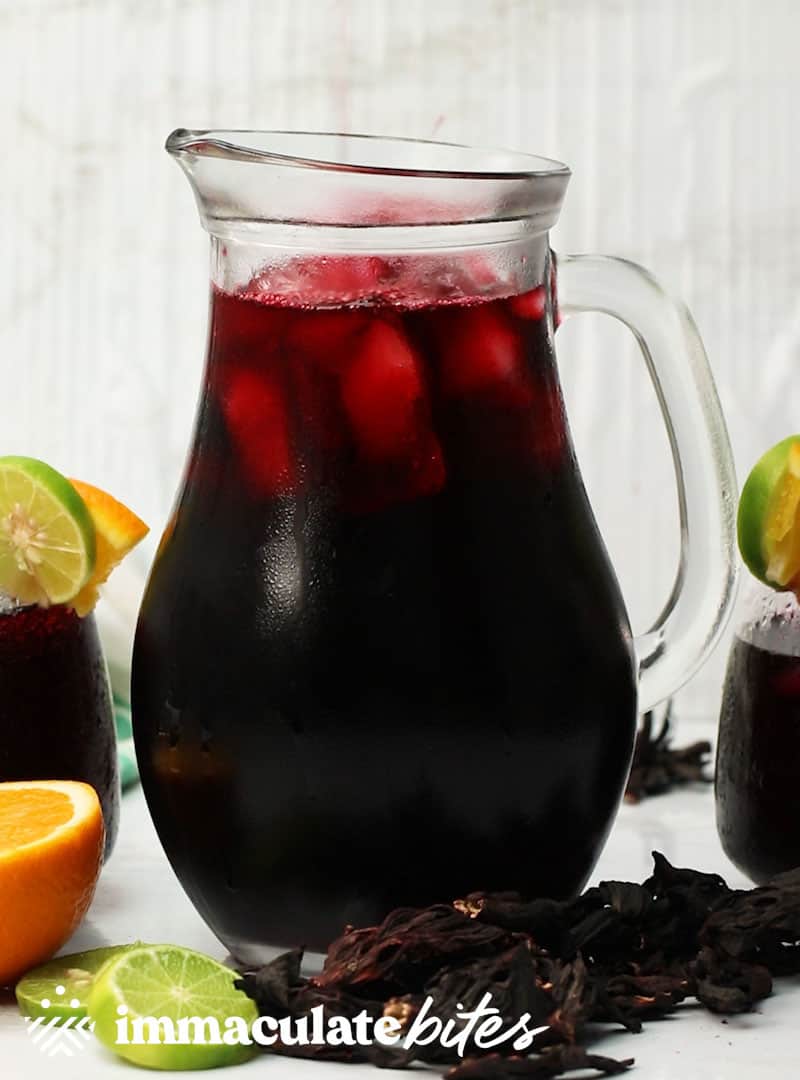 Ice Cold Sorrel Drink for a refreshing drink for Black History Month