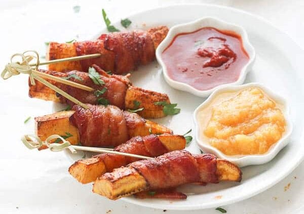 Bacon-Wrapped Plantains