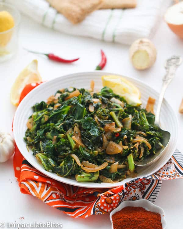 Ye’abesha Gomen (Ethiopian Collard Greens)