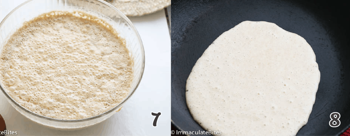 cooking the injera