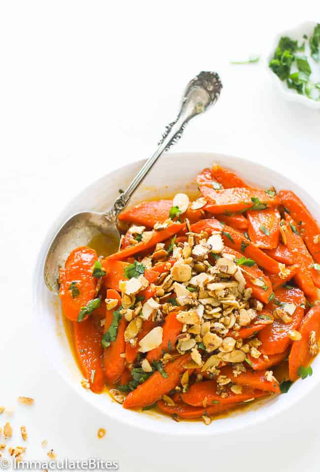 Pineapple Ginger-Glazed Carrots