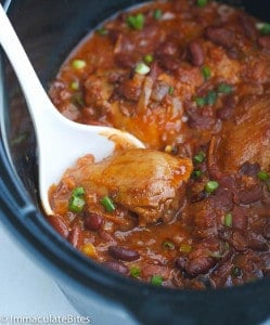 Slow Cooker Chicken and Bean Stew