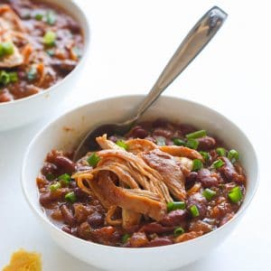 Slow cooker chicken and bean stew