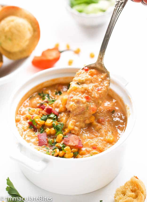 Trinidad Style Corn Soup