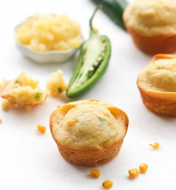 Pineapple Jalapeños cornbread muffin