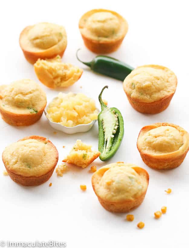 Pineapple Jalapenos Corn Muffin
