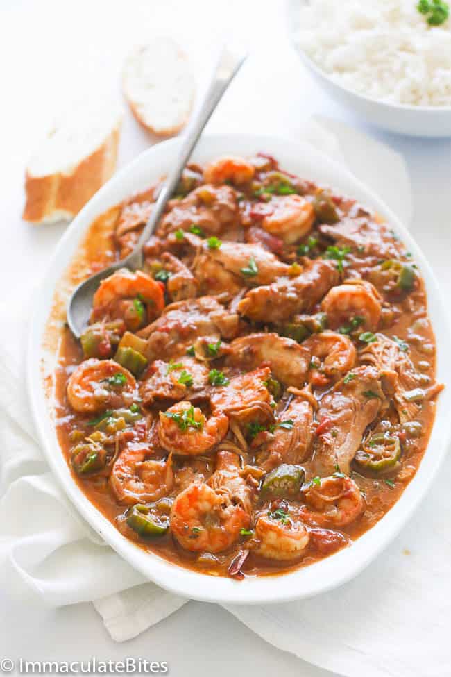 Chicken Shrimp and Okra Gumbo