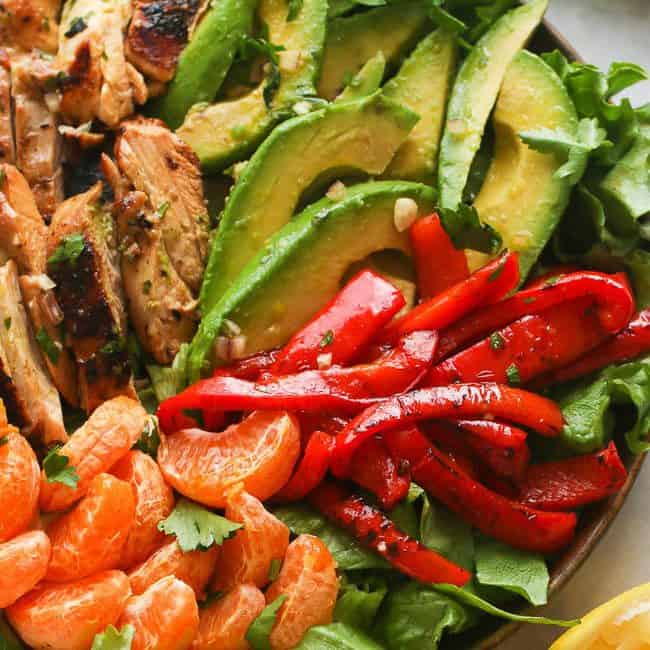 Chicken Citrus Avocado Salad