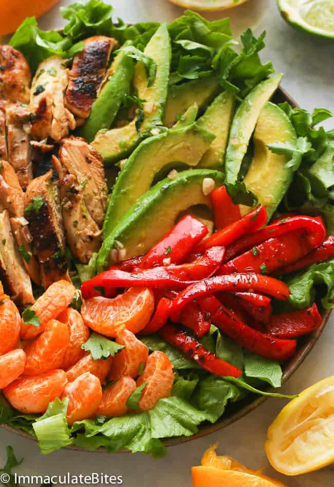 Citrus Chicken Salad with Avocado