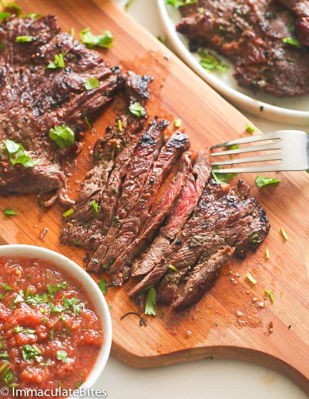 Marinated Grill Skirt Steak