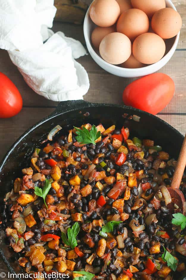 Hash Plantain and Egg