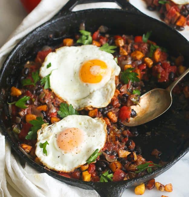 Hash Plantain and Egg