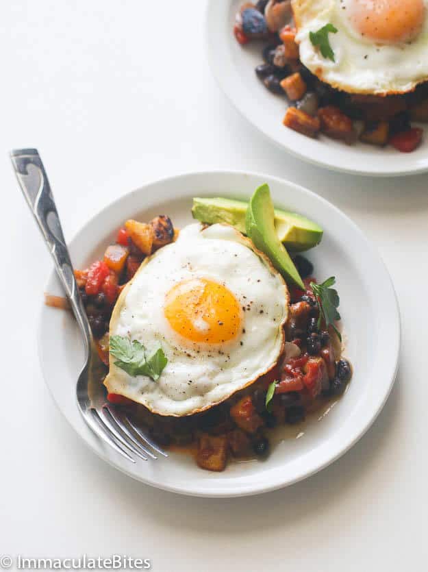 Sweet Plantain Hash & Eggs