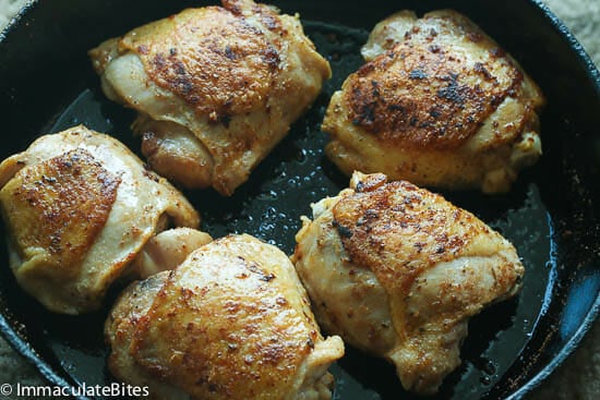 One Pot Puerto Rican Chicken and Rice - Immaculate Bites