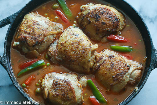 One Pot Puerto Rican Chicken and Rice