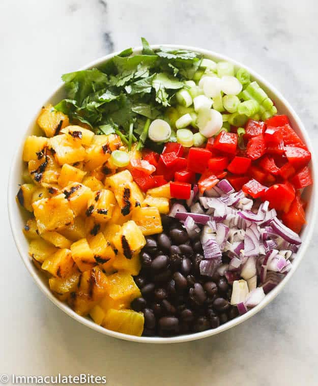 Pineapple Black Bean Salsa