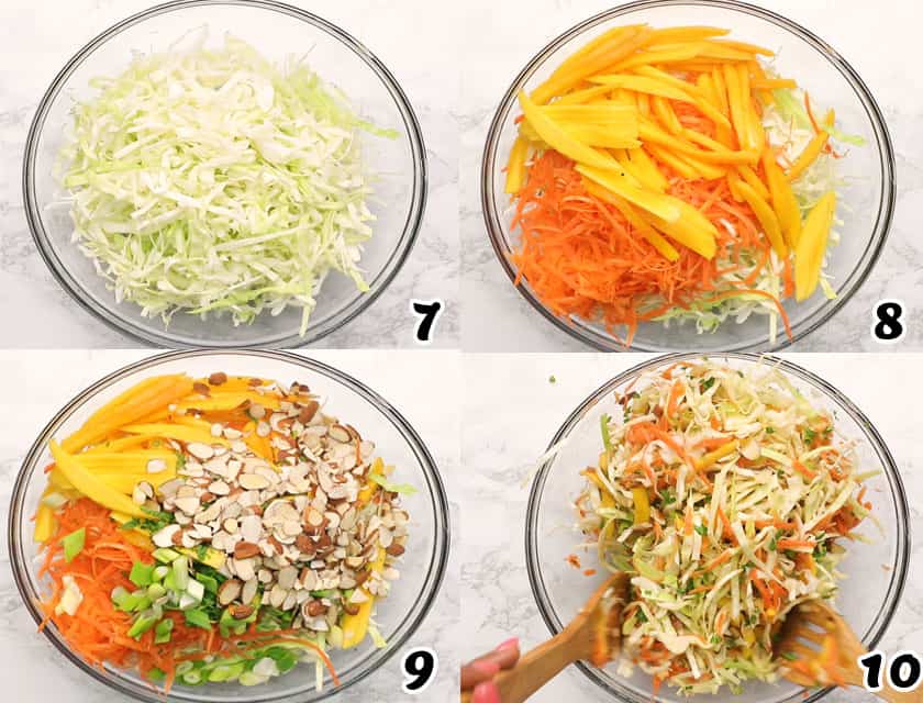 Assembling the Caribbean Coleslaw