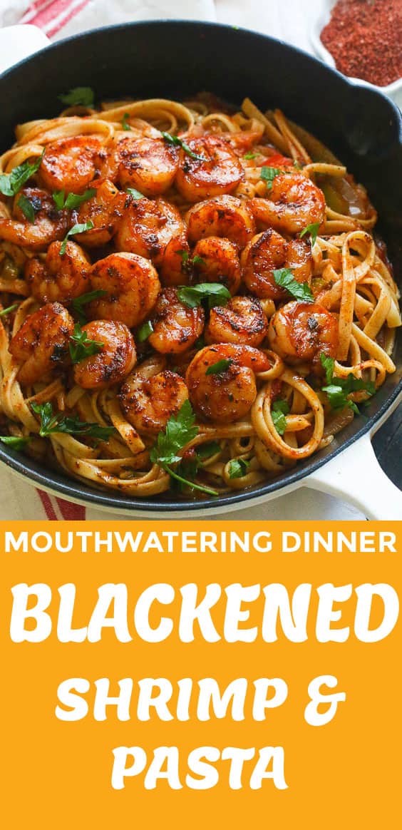 Blackened Shrimp and Pasta