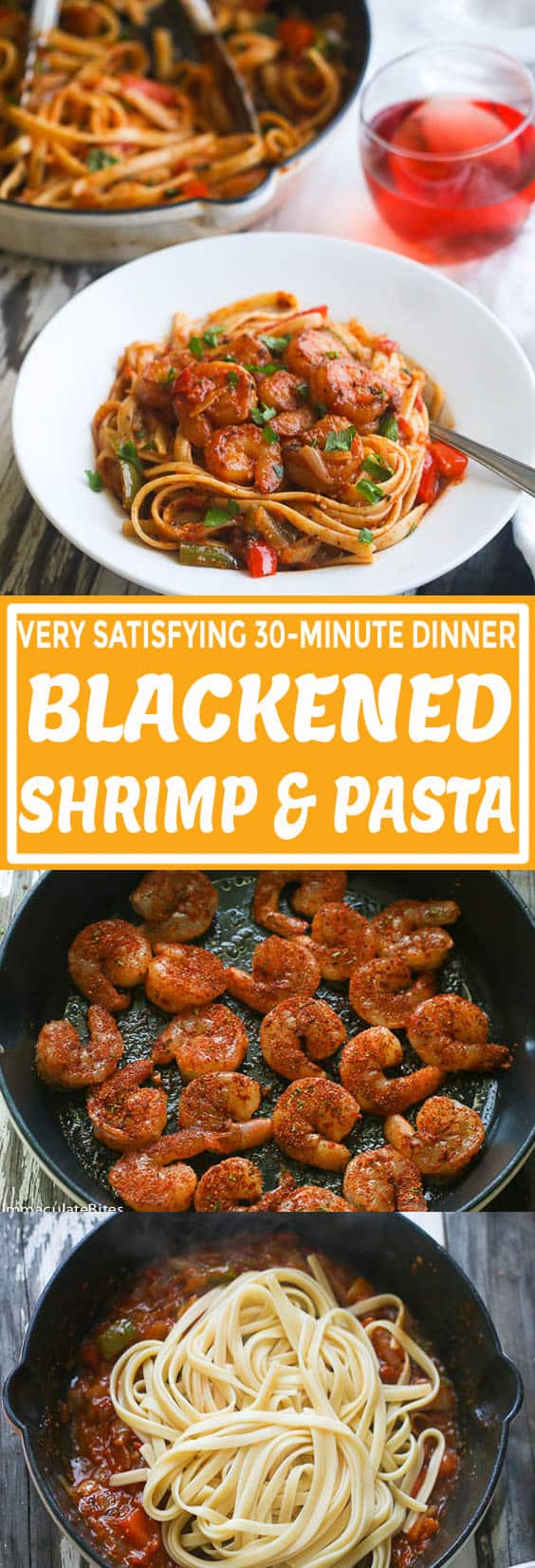 Blackened Shrimp and Pasta