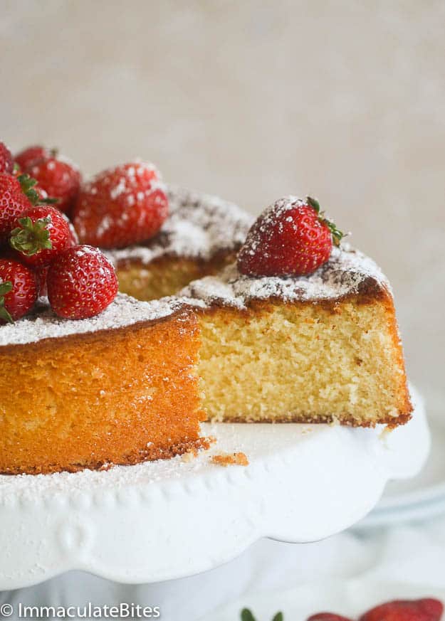 Condensed milk cake