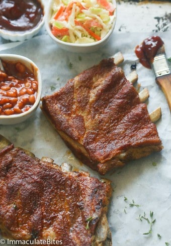 Caribbean Jerk Barbecue Ribs - Immaculate Bites