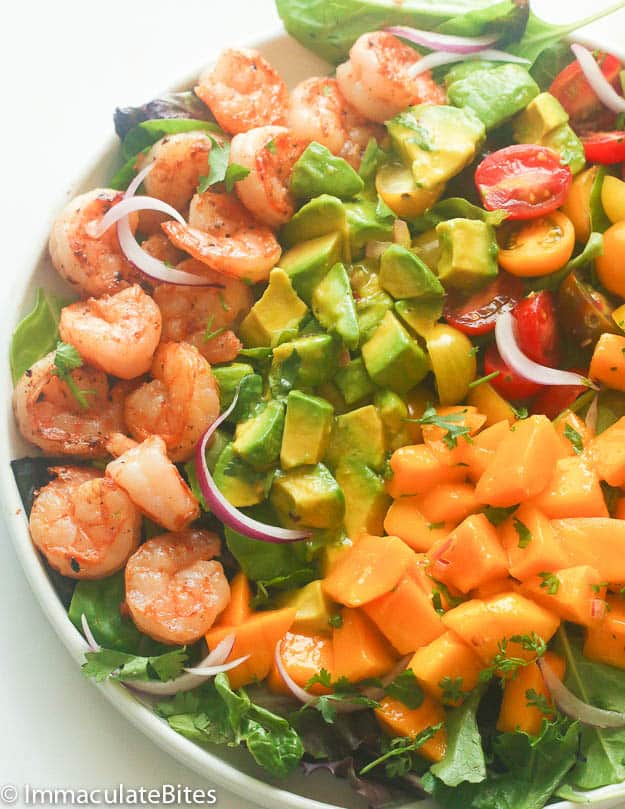 Mango Avocado Shrimp salad 