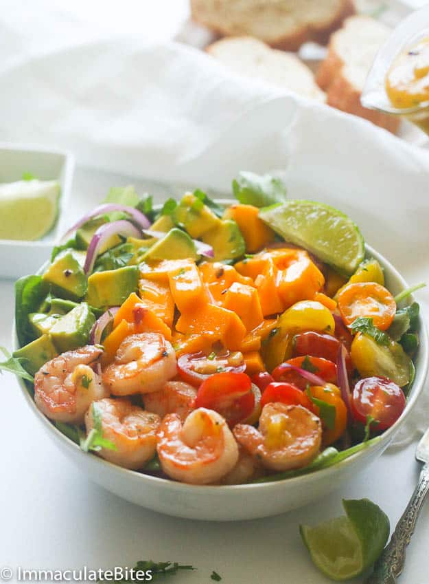 Mango Avocado Shrimp salad 