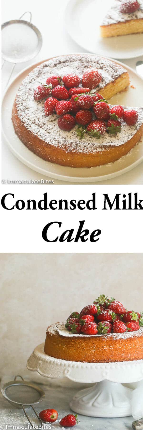 Condensed milk pound cake